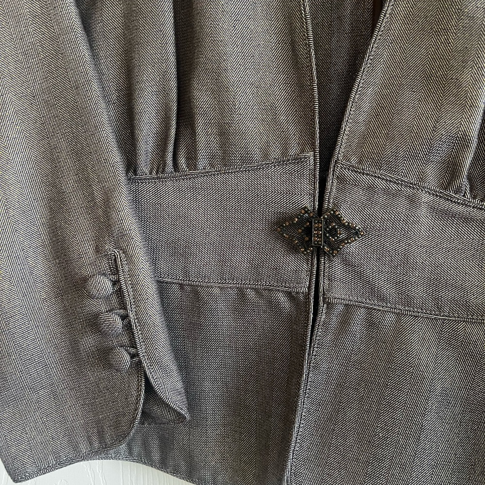 Unique Suit Jacket with Gold Sparks